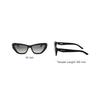 Dior Unique Leg Marking Frame With Metal Irregular Shape Sunglasses Unisex sunglasses Black CDIOR-B6F-10A1