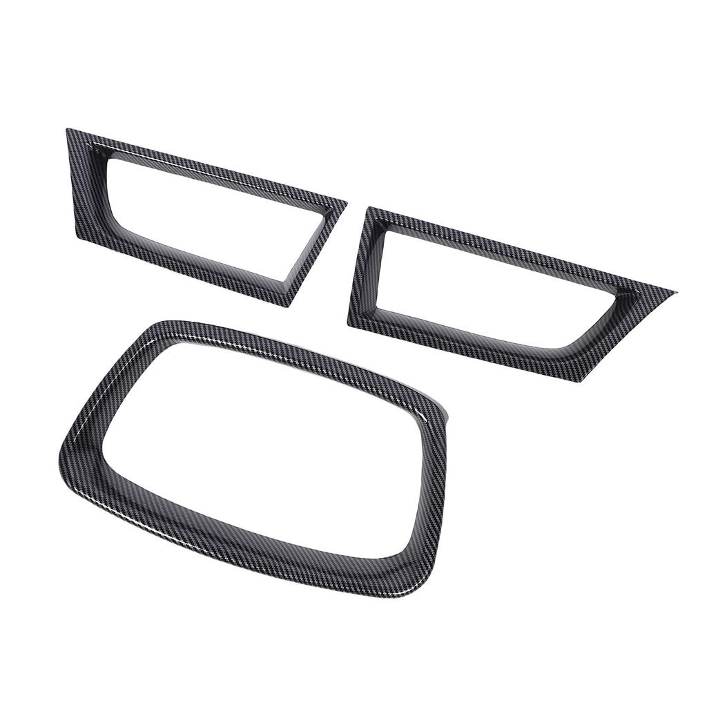 3 PCS Front Grille Overlay Cover Decorative Front Grille Surround Trim Replacement for       9th Generation 2006-2007