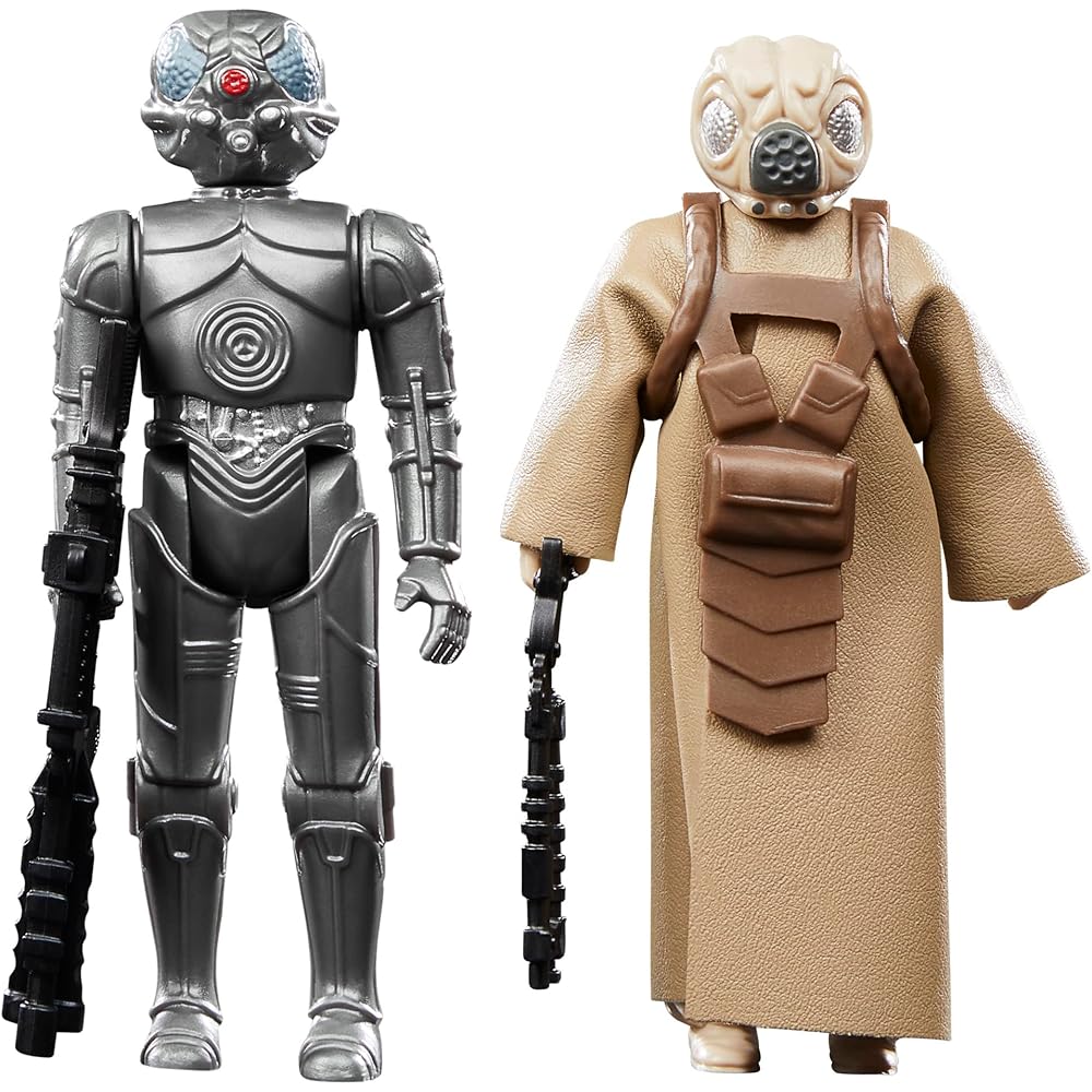

Hasbro Star Wars Retro Collection 4-LOM & Zuckuss Action Figures 3.75 inches Set Ages 4 and Up