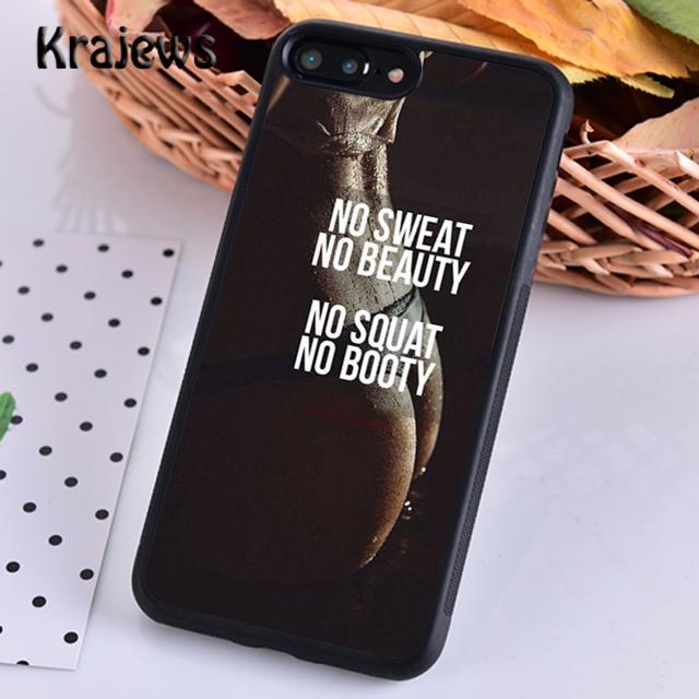 Krajews Gym Fitness Bodybuilding Phone Case Cover For iPhone 17 Air 16 15 14 Plus 11 12 13 Pro Max Plus Coque Fundas