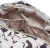African cat pattern round pouch PWGB202553 OWHT [Gelato Pique]
