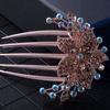Vintage Blumen Haarspangen Koreanischer Stil Perle Haarkämme Glänzende Haarnadeln Für Frauen Haarschmuck