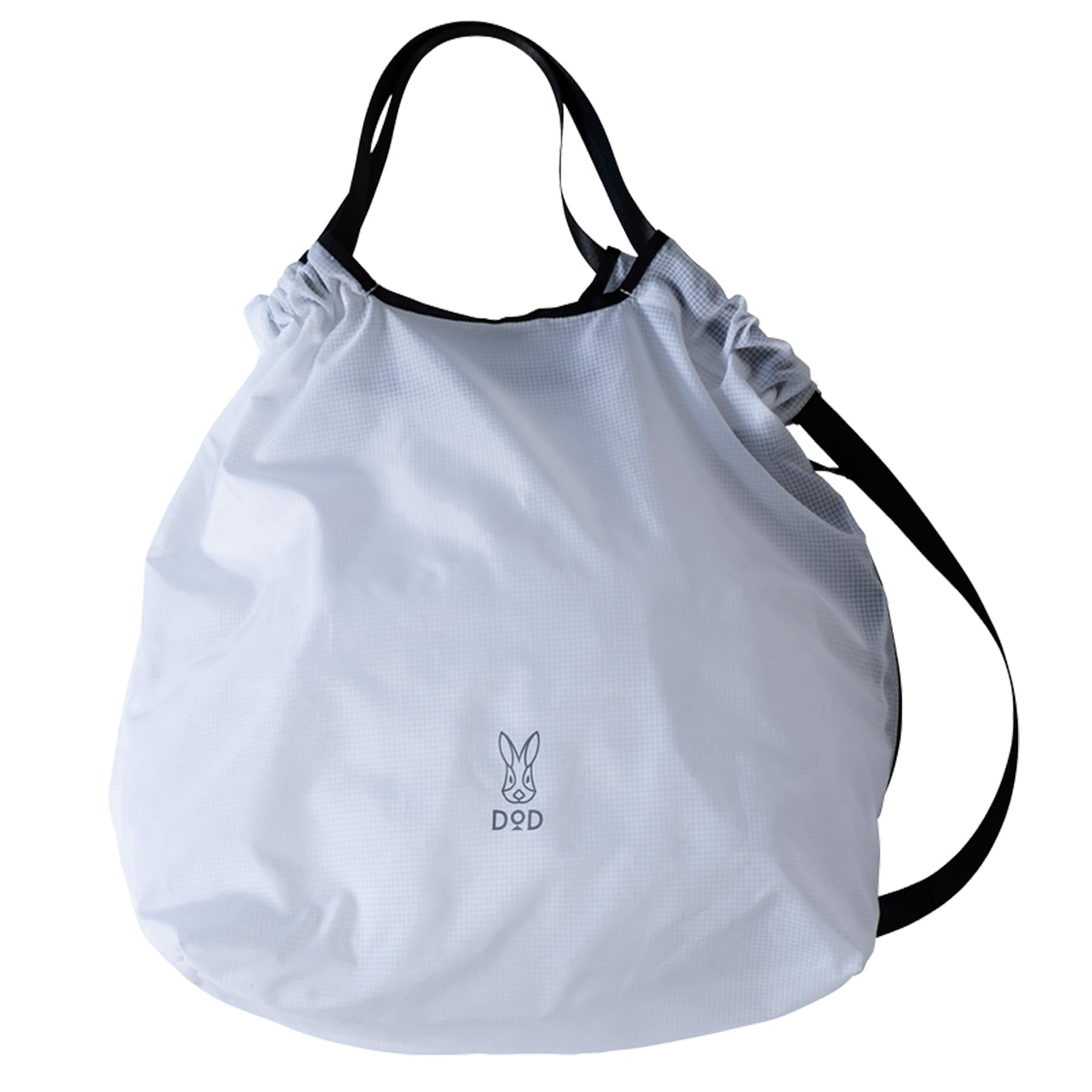 

DOD Hookal Pocketable Storage Tote Perfect for Festivals and Outdoor (D.O.D.) Tote, 3-Way Bag, Lightweight, Compact, Activities, BA124-WH белый