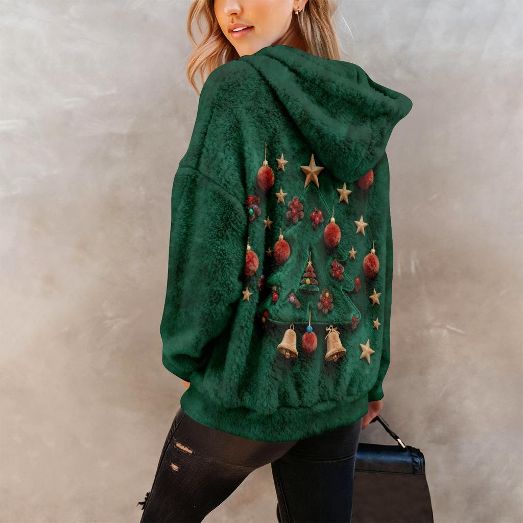 Hoodies For Women Oversized Winter Plush Cute Sweatshirts Pullover Trendy Fall Winter Clothes