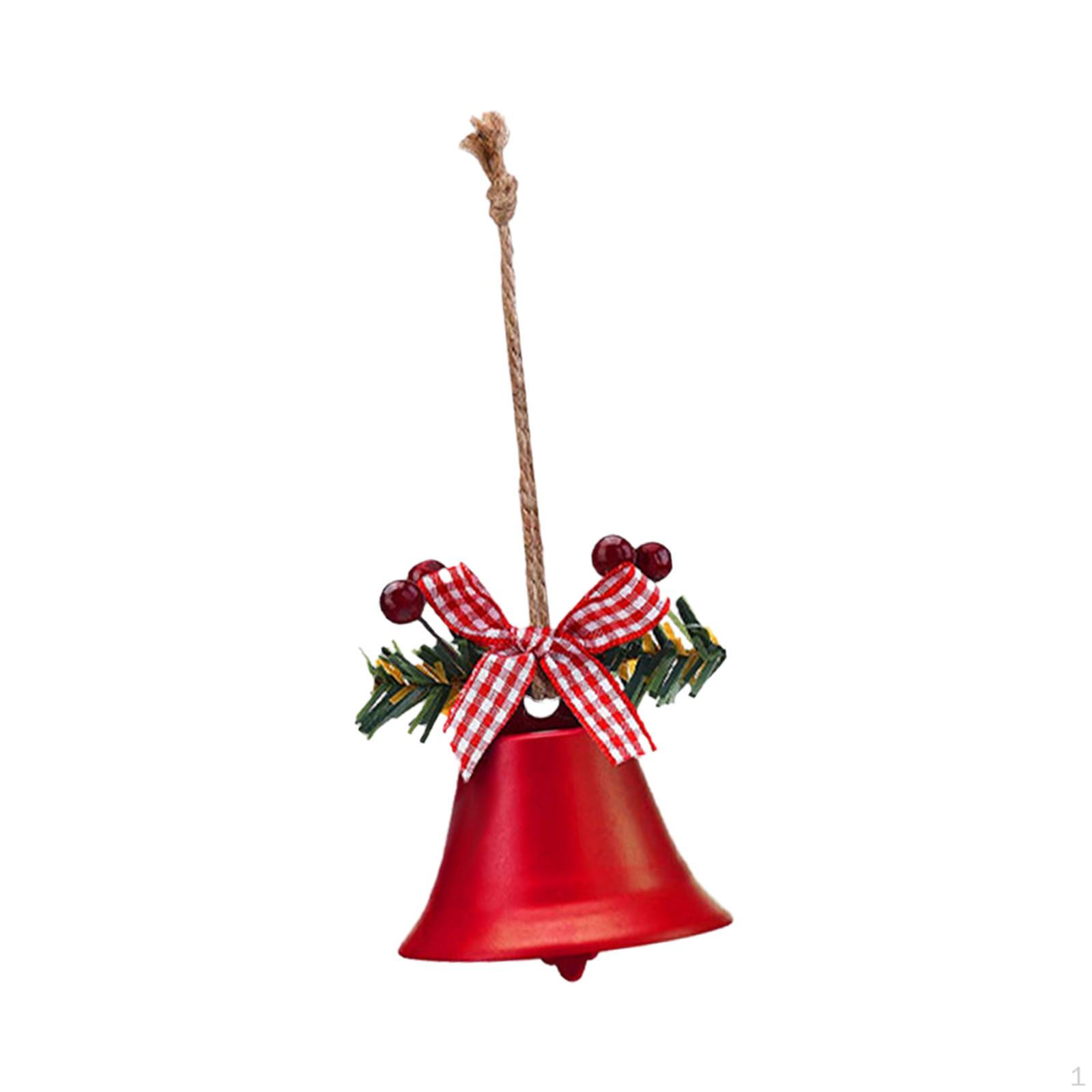 

Різдвяний дзвіночок підвісна прикраса ялинкові дзвіночки підвіски металеві для 1 Trumpet Bell Red