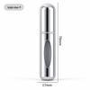 5ml Portable Perfume Refill Bottle with Self-Pump Bottom Fill Design