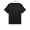 Dam Casual T-shirt med Bokstavstryck, Rund Halsringning, Kort Ärm