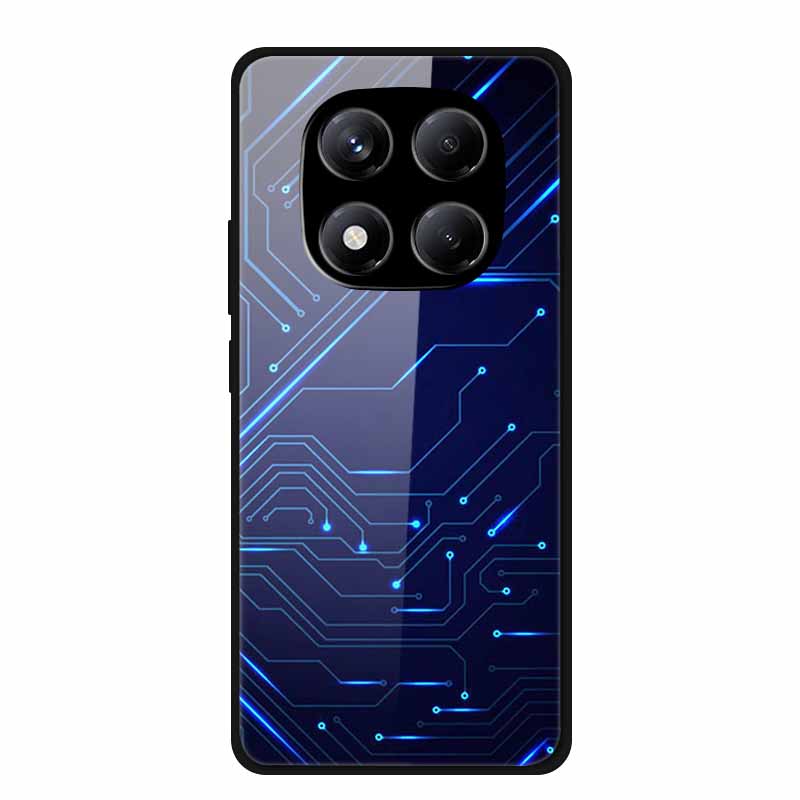 Luxury Case For Redmi Note 14 Pro 4G Tempered Glass Cover For Xiaomi Redmi Note14 Pro 4G Phone Cases Fashion Protective fundas