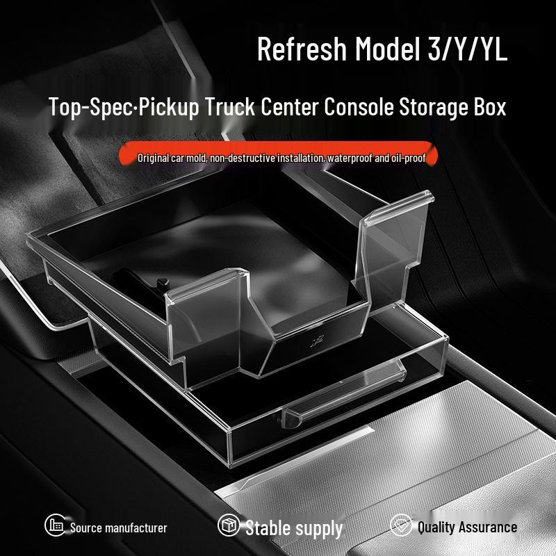 Силиконовый коврик и аксессуар-органайзер для центральной консоли Tesla Model 3/Y