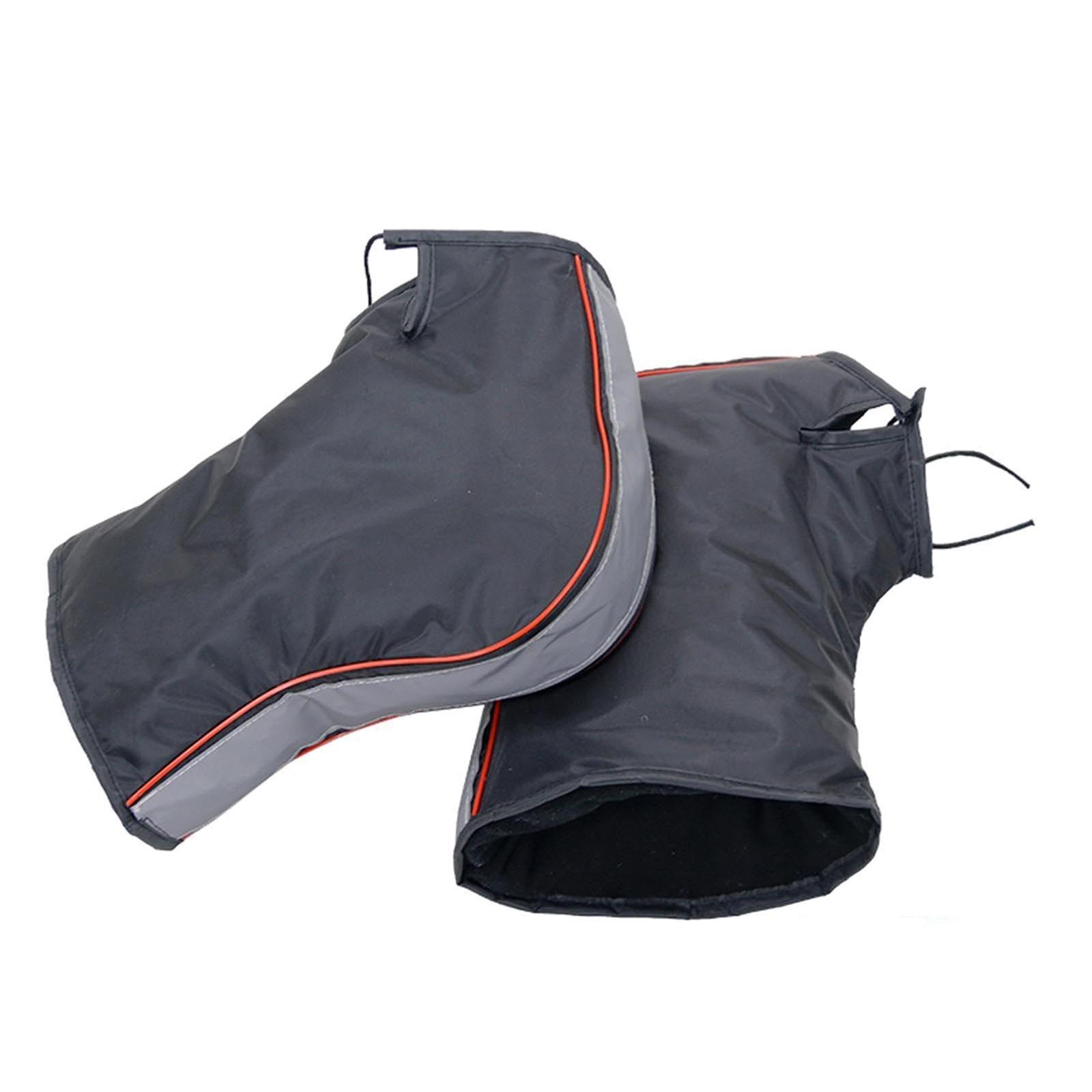 

Ветрозащитные водонепроницаемые зимние перчатки для мотоцикла, перчатки для руля, идеально подходящие для холодной погоды чёрный