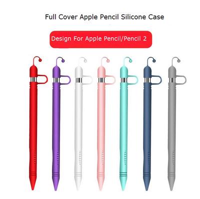 For Apple Pencil 2 1 Anti-Lost&Non Slip Soft Silicone Case For Apple Pencil Tip Cap Holder Cover