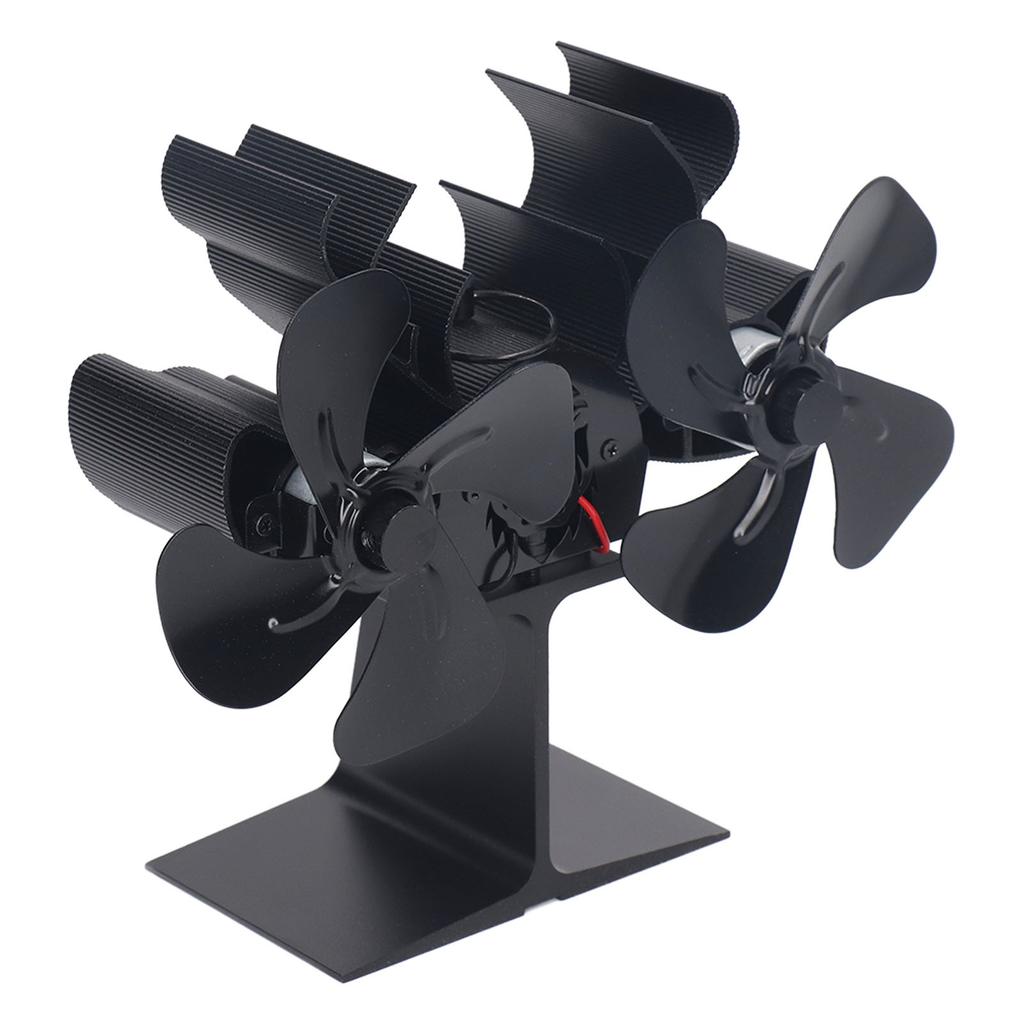 Wood Stove Fan Heat Powered 8 Blades Stove Fan Self Starting Wood Burning Stove Fireplace Fan