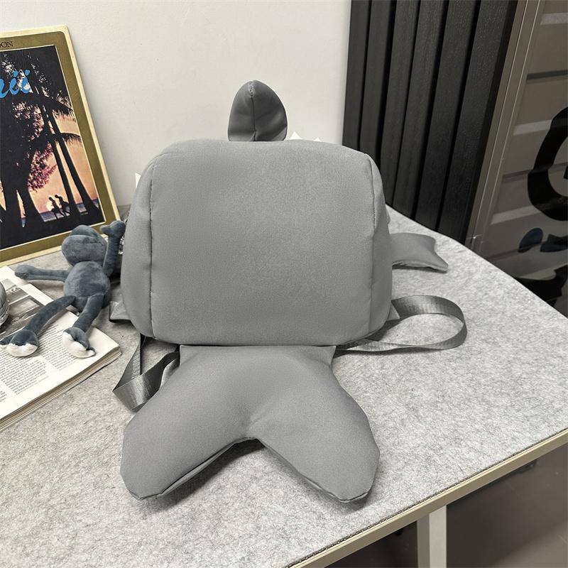 Cute Shark Shape Backpack - Unisex Cartoon Casual Backpack