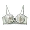Französische Spitze Ultra-Dünner Trägerloser BH: Hasenohren-Cup, Anti-Hänge-Effekt, Sexy Bandeau-Dessous
