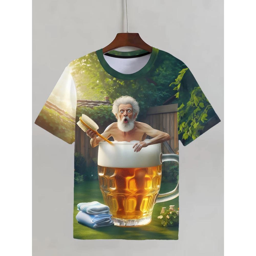 Summer Cartoon Fruit Graphic 3D Print T Shirt Men Fashion Short Sleeve T-shirts Harajuku Y2K Tees Tops Women Clothing