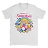Sailors Moons Adventures T-Shirt for Men Women Vintage Cotton Tees Crewneck Short Sleeve T Shirts Summer Clothing