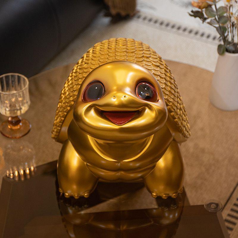 Creative Turtle Money Jar: Large Capacity Savings Ornament for Home