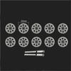 10Pcs Mini Sharp With Hole Diamond Cut Off Rotary Tool Cutting Disc Disks DIY Tools Accessories For Dremel 2Pcs Rod