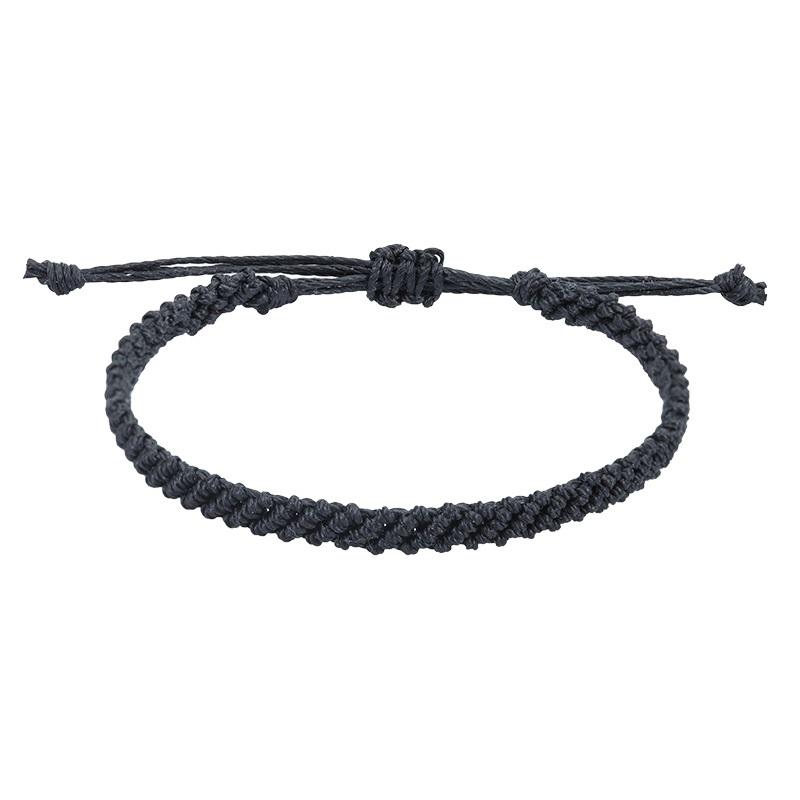 Handmade Wax String Bracelet Waterproof Thread Braided Bangles Women Men Bohemian Twist Bracelets Friendship Wristband