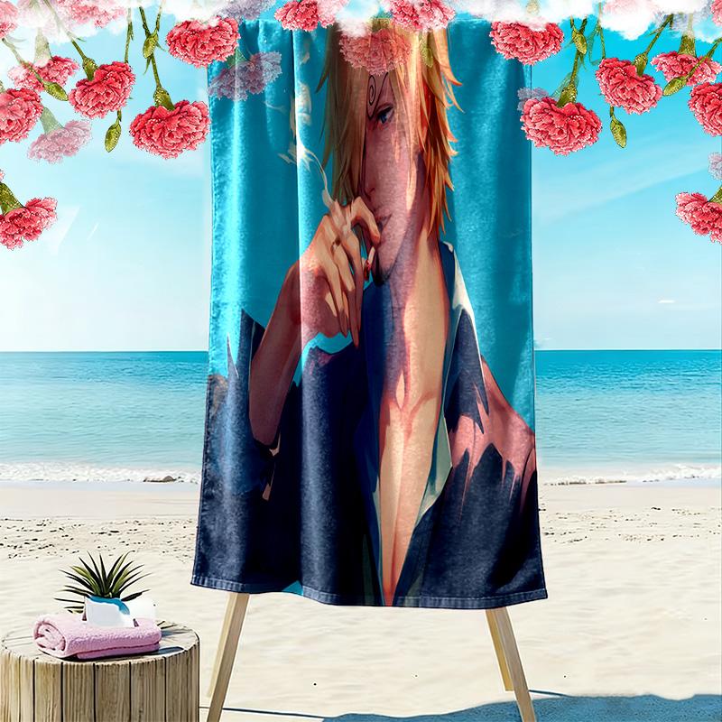Adventurous Crew Unites Beach Towel Portable for Travel Outdoor Camping Outdoor Pool Towel Seaside Absorbent Bath Towel Printing Comfort Beach