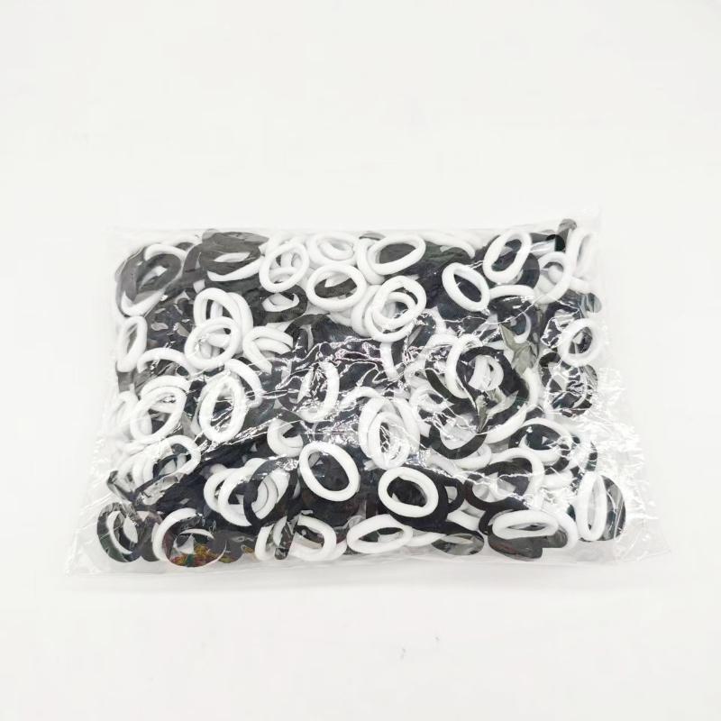 500 szt. Kolorowe nylonowe elastyczne gumki do włosów dla kobiet i dziewcząt, do kucyka, małe gumki do włosów, gumki, scrunchie, akcesoria do włosów