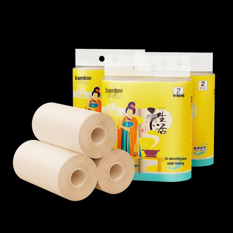 Banbu Original Color Bamboo Kitchen Paper Towels