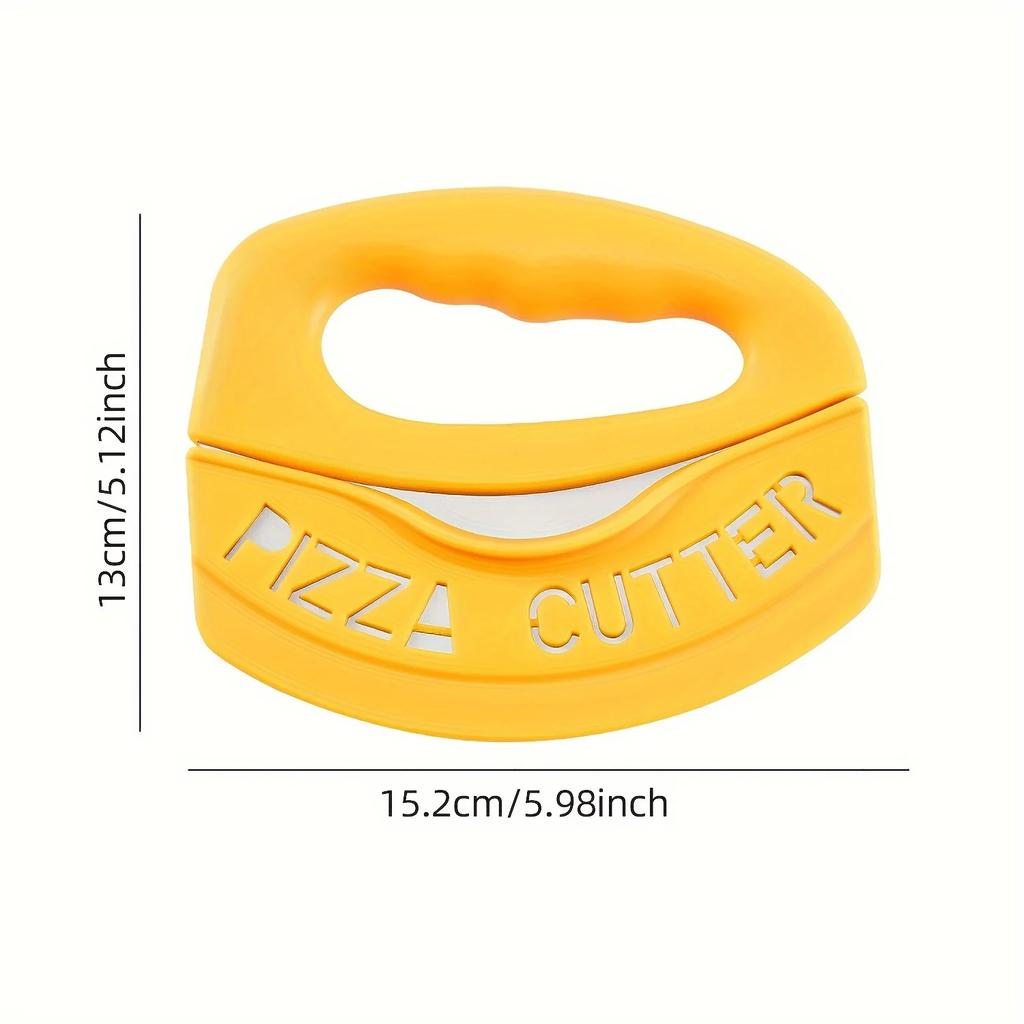 Damaly, Stainless Steel Pizza Cutter with A Finger Guard. The Blade Is Sharpened By CNC Technology and It Is Dishwasher-safe.