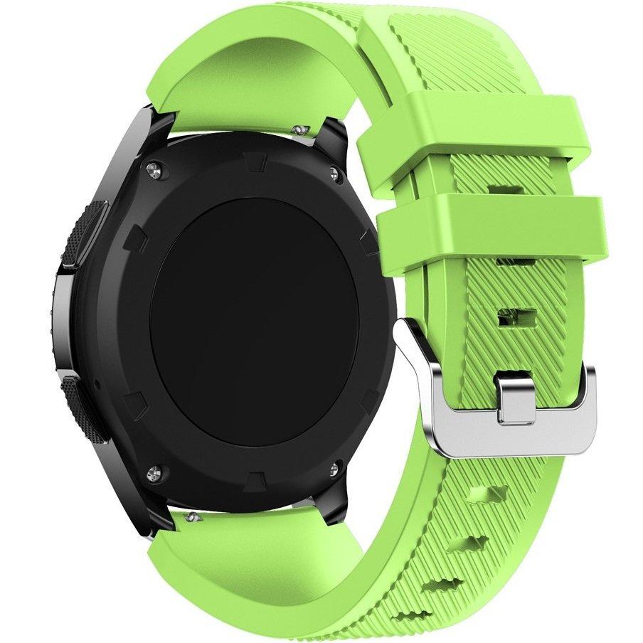 Universal Silicone Strap 22mm, Lime Green