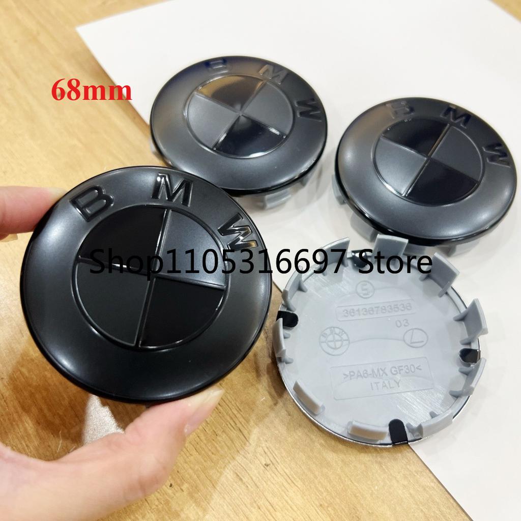 For BMW M 4p-56/68mm new black badge is suitable for the replacement of ABS hub center cover of modified parts of BMW Group. UCKWP1