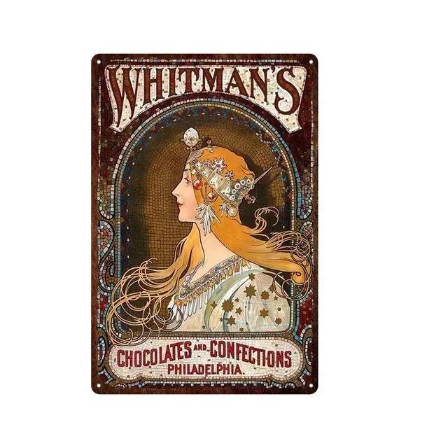 Vintage KitCat Tin Sign  Retro Metal Wall Art Decor for Bar Club Man Cave  Perfect Wall Poster Plaque for Home Decoration