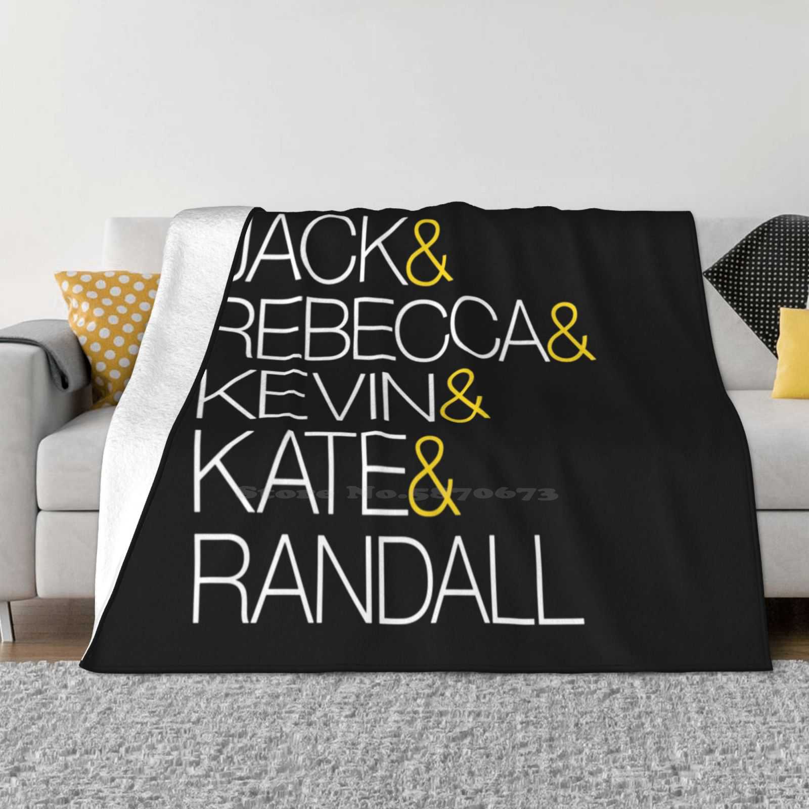 This Is Us Tv Show Names Four Seasons Comfortable Warm Soft Blanket Tv Show Character Names This Is Us Fan Ampersand Jack 30x40in