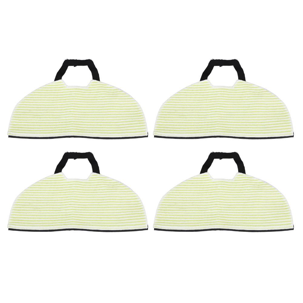 4 Stück Mikrofaser-Staubsauger-Bodenwischer für Shark RV2410WD/RV2610WD/RV2610WA Hartböden