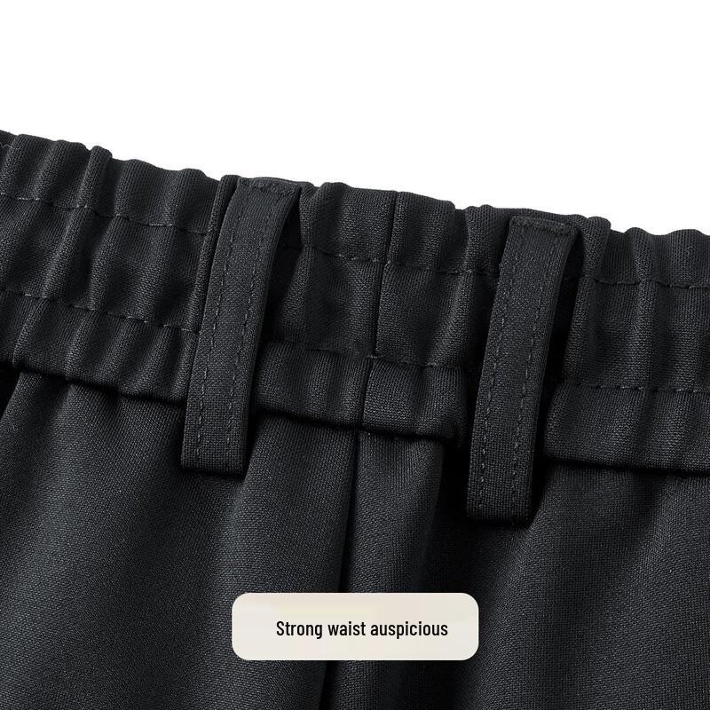 Fu Ting Men's Thickened Warm High Elastic Straight-Leg Sweatpants