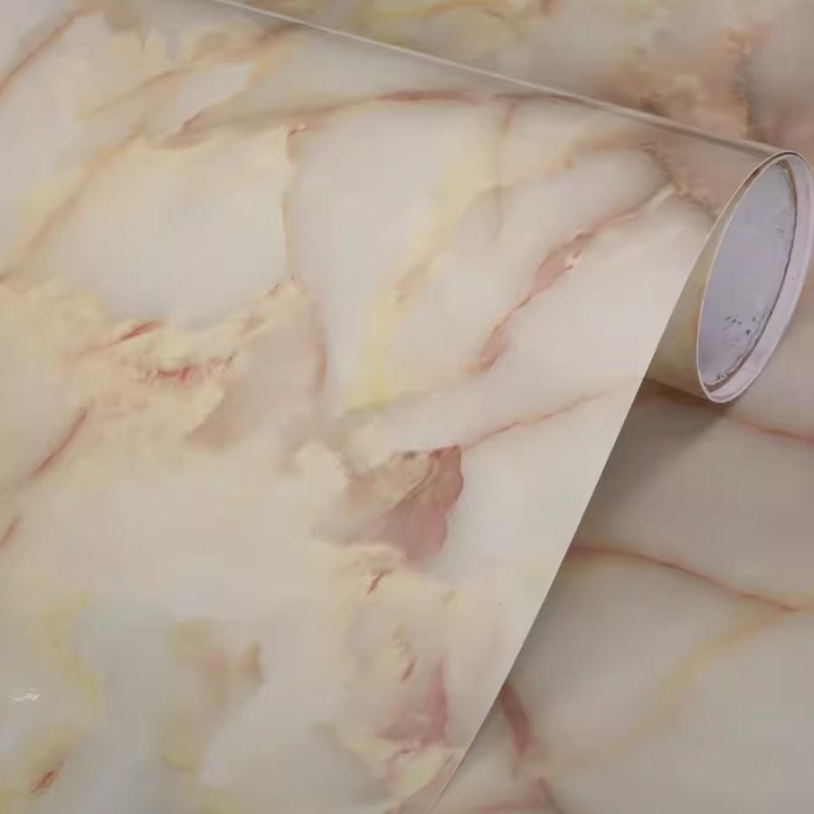 

ПВХ Кухонная Маслостойкая Наклейка Водонепроницаемые Высокотемпературные Обои для Плитки Самоклеящаяся Пленка для Реставрации Шкафа Плиты Мрамор 8m x 40cm
