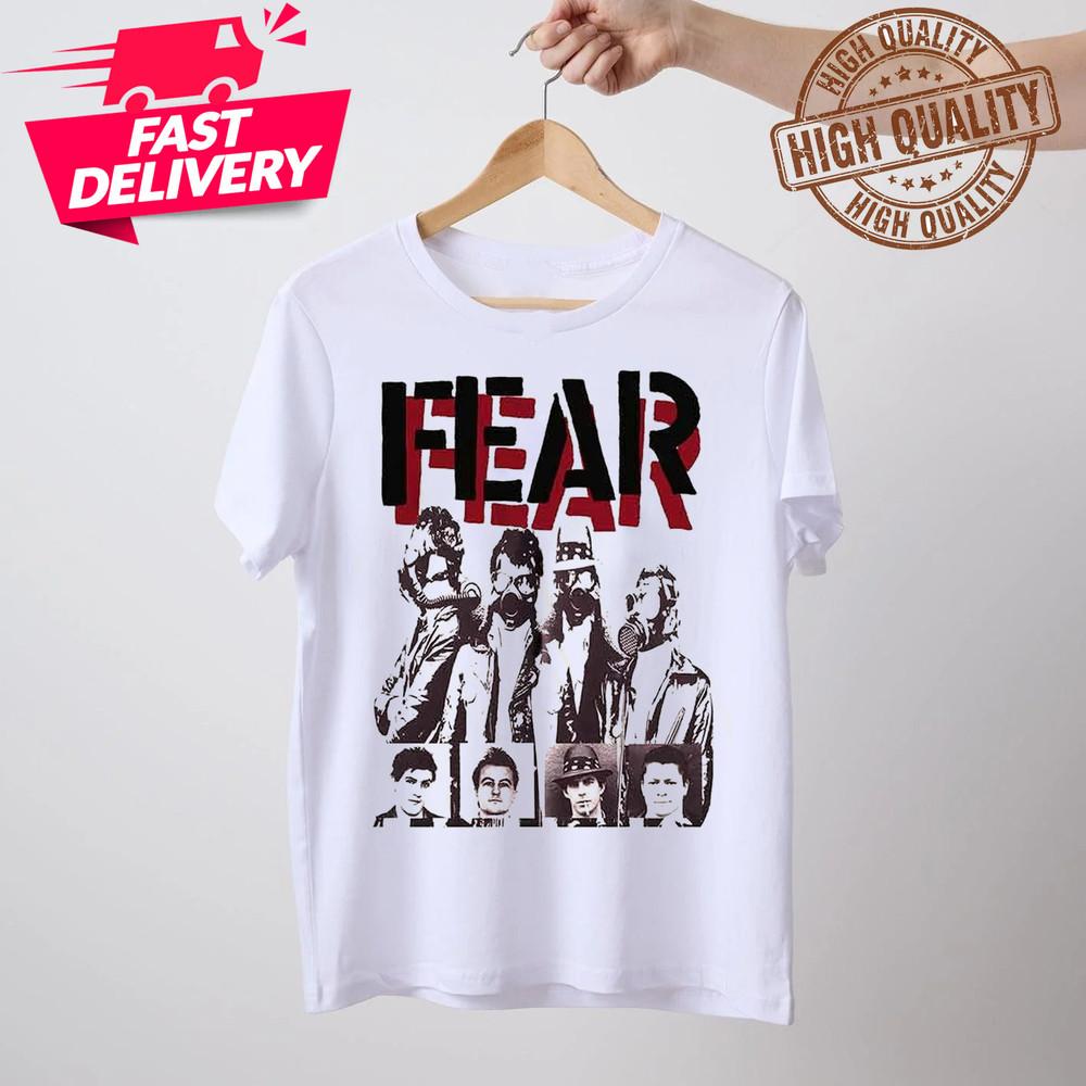 Fear Band Live...For the Record TShirt White Unisex S-5XL 1G0395