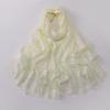 Versatile Solid Color Bamboo Yarn Headscarf With Rhinestones Malay Style Scarf