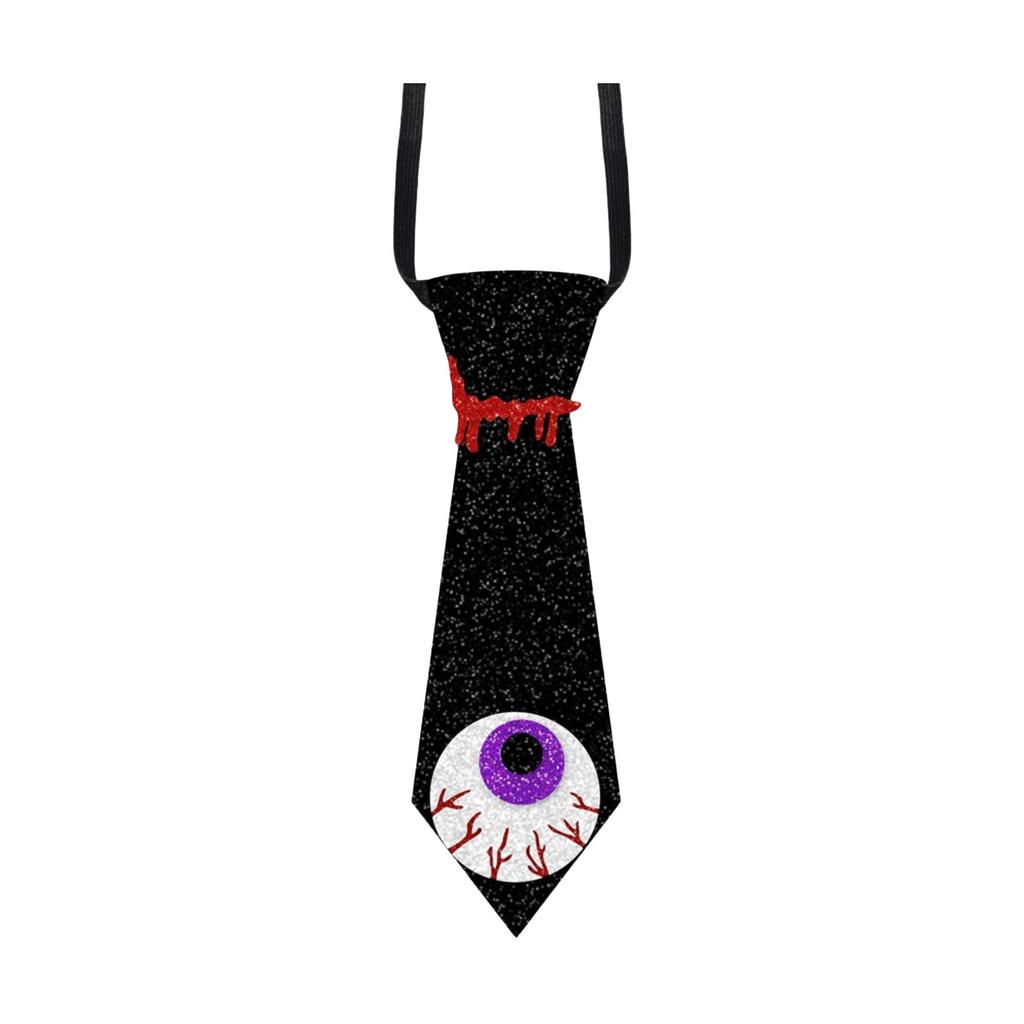 New Halloween Decoration Tie, Halloween Pumpkin Spider Party Decoration Tie, Photo Prop