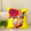 Nordic Yellow Small Fresh Bay Window Pillowcase Fashionable and Versatile Home Living Room Bedroom Sofa Backrest