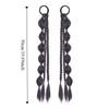 2pcs Double Ponytail Sweet Twisted Pigtails Hairpiece Lantern Braided Ponytails  Daily