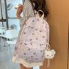 Schoolbag1011 new bow casual backpack student class schoolbag travel cute commuter versatile backpack