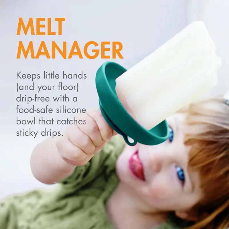 Leak-Proof Ice Cream Stick Holder Tool Popsicle Holders for Kids Frozen Popsicle and Ice Cream Holder Drip Proof Popsicle Rack