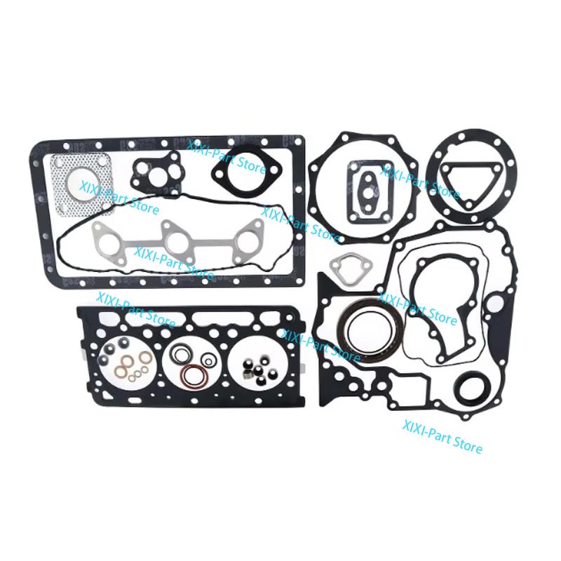 For Kubota D902 Full Gasket Kit Set Crankshaft Main Bearing Con Rod Engine Piston Ring Cylinder Head Gasket Overhaul Rebuild Kit