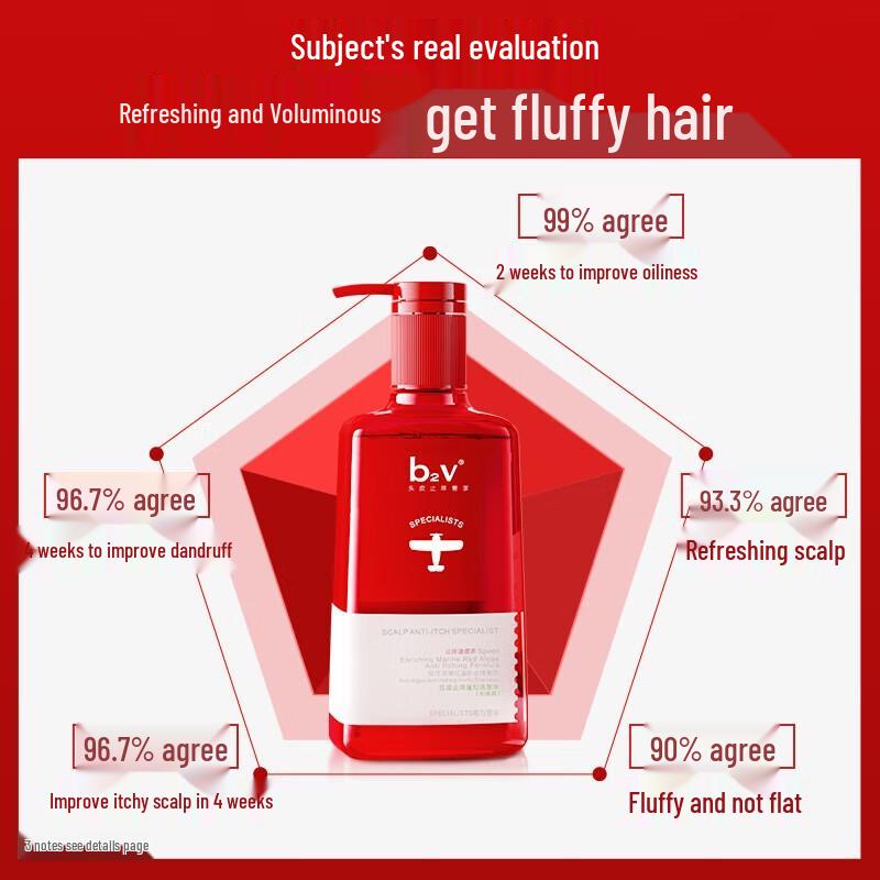 

b2v Red Algae Itch Relief & Volumizing Shampoo & Conditioner Set