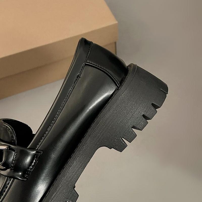 Fashion Spring 2025 Women's British Style Luxury Designer Platform Mary Jane Loafers Shoes Jk Uniform Lolita Style Women Footwear Shoes