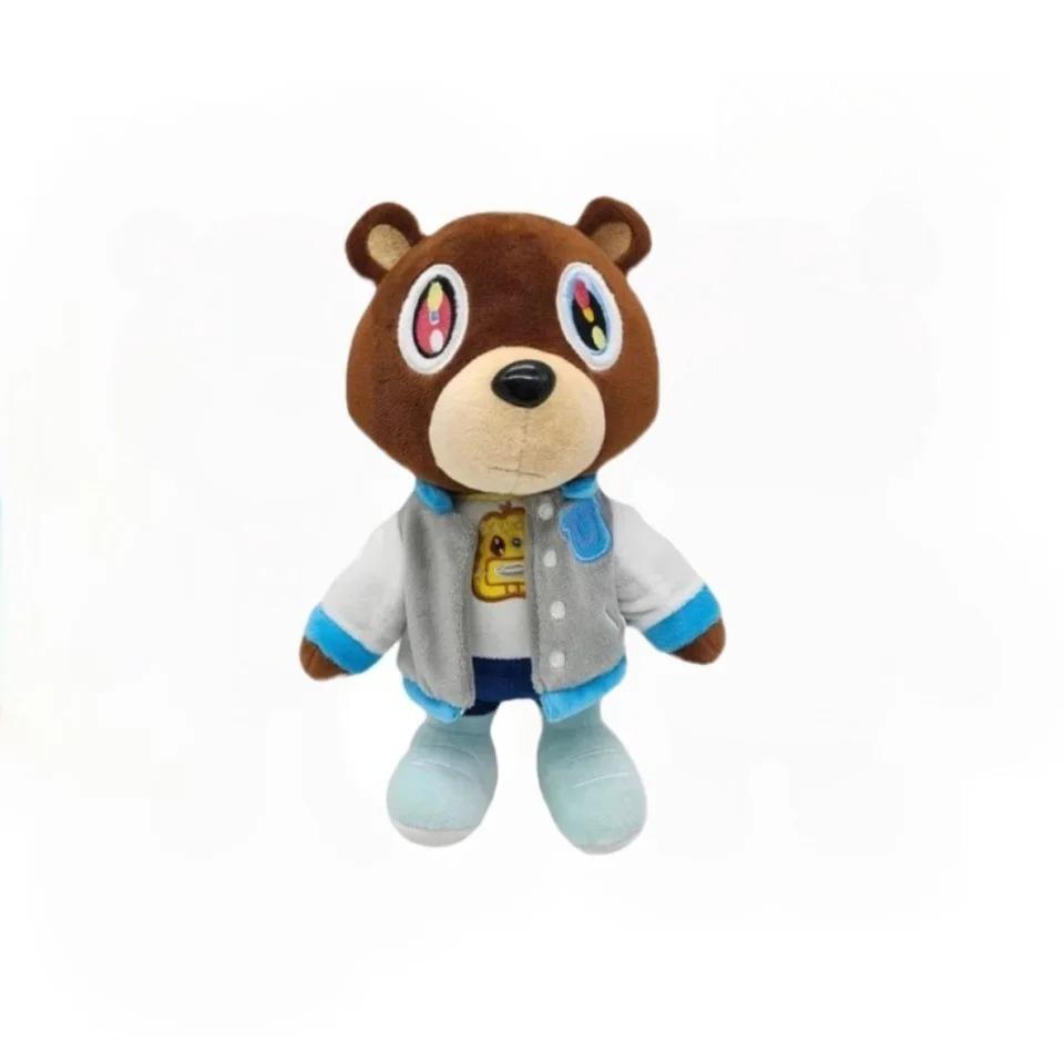 Kawaii Kanye Dropout Bear Teddy Bear Плюшевые игрушки Kanye West Graduation Soft Stuffed Home Room Decor Gift Birthday