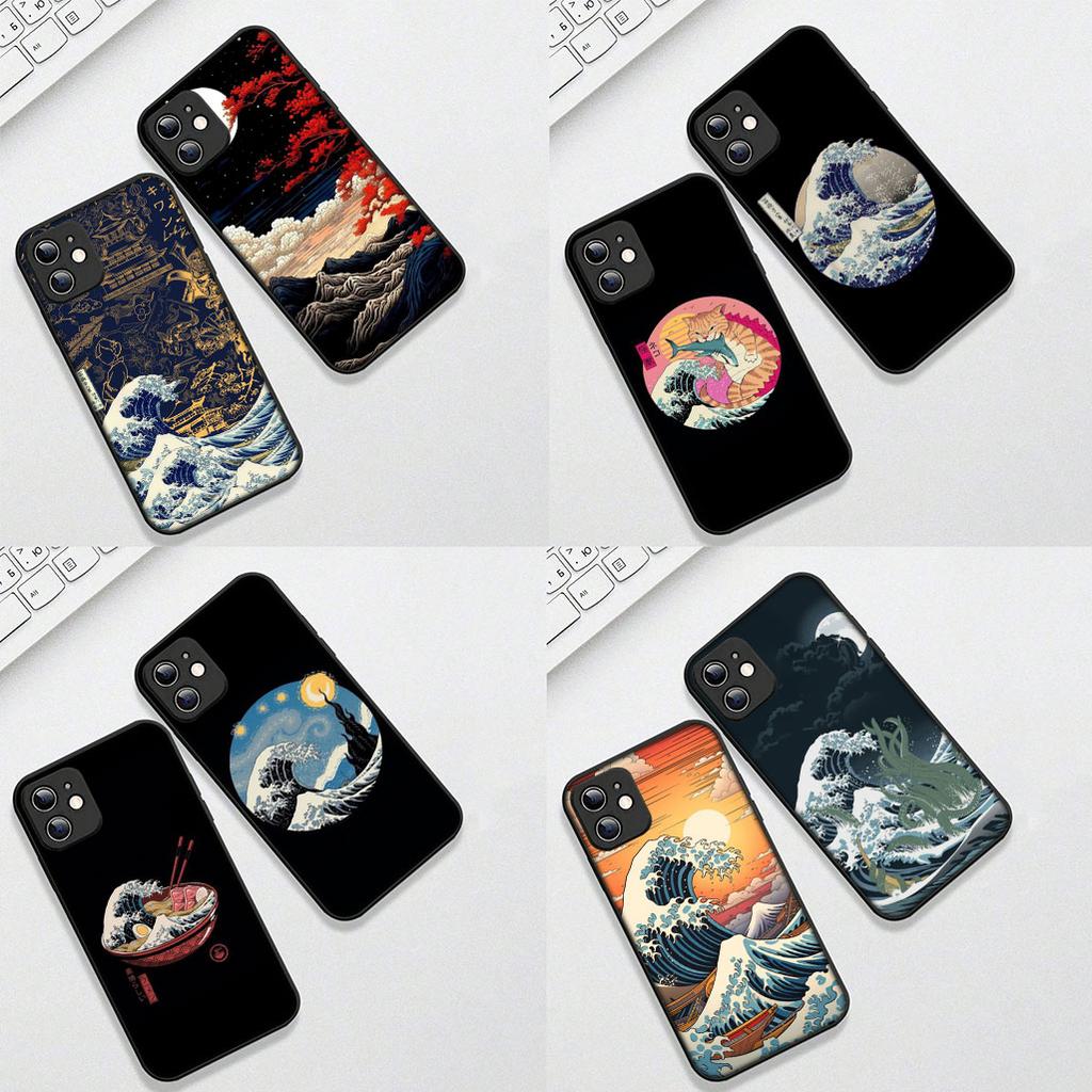Casing for Apple iPhone 17 Pro XS Max Air 6 7 8 Plus 5 + SE 2022 SE2 16E Phone Cover Protective Case The Great Wave of Kanagawa