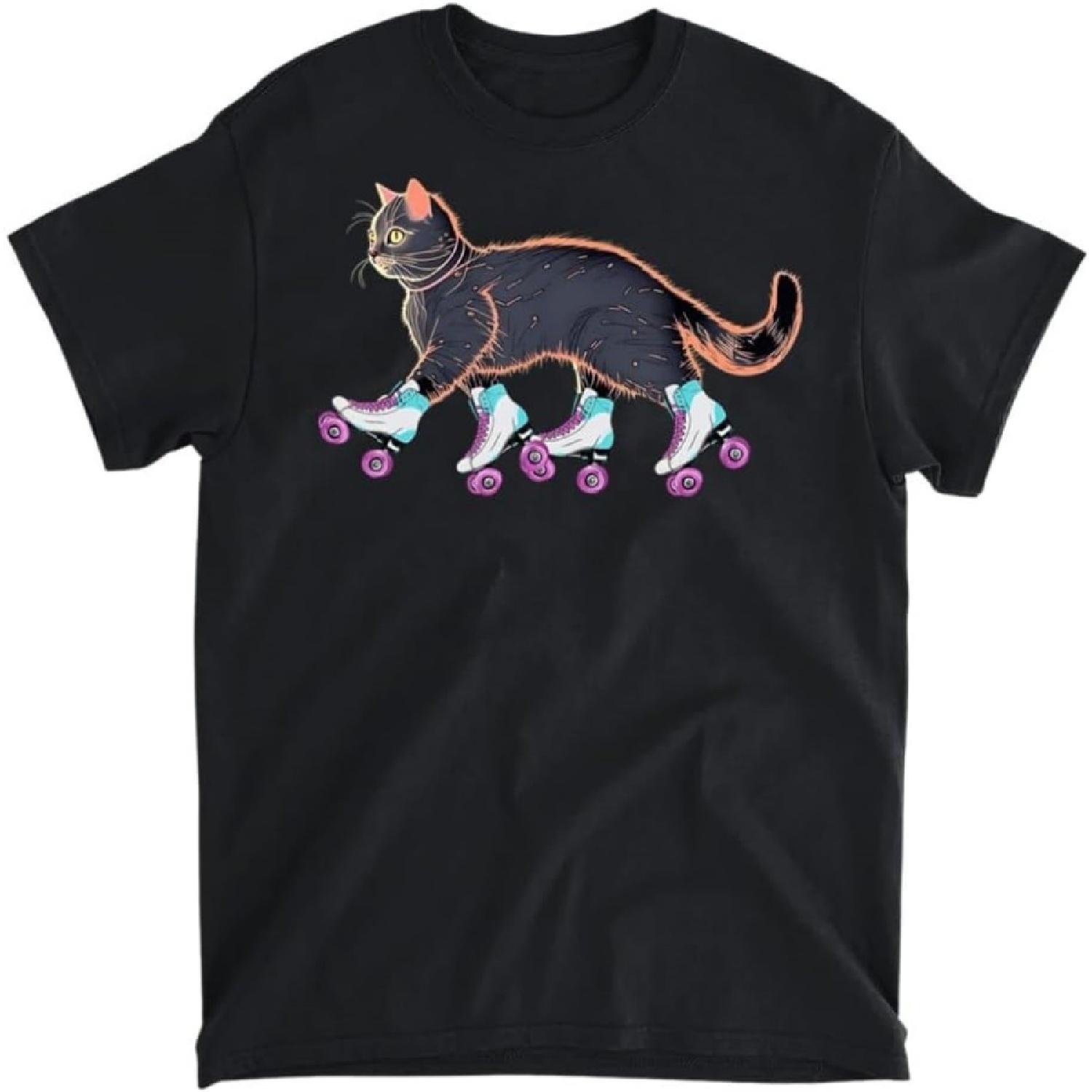 

Roller Skating Cat Roller Derby Cats Skater Girls Woman T-Shirt, Tank Top, Long Sleeve Shirt, Sweatshirt, Hoodie Men Women Kids Made in Canada XXXXXL різнокольоровий