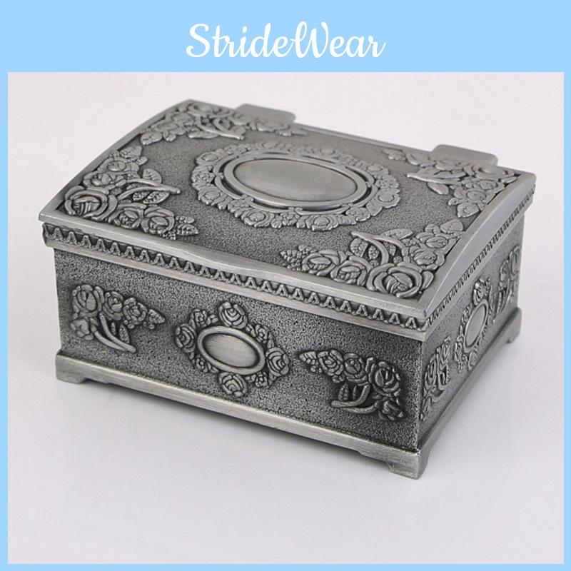 Storage Ring Creative Boxs Square Rose Earrings Stud Earrings Jewelry Gifts