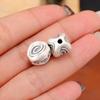 Retro Sterling Silver S999 Eye Pattern Spacer Beads for DIY Red String Bracelet