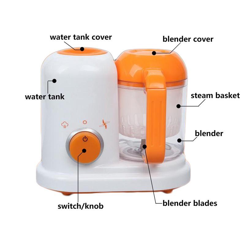 Infant Food Maker Blender BPA Autoclave Processor Free Food Classified EU EU AC 200-250V Steam Safety Food